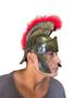 Imagem de Fantasia Capacete Soldado Romano Gladiador c/ pluma dourado