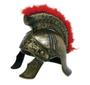 Imagem de Fantasia Capacete Soldado Romano Gladiador com Pluma