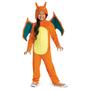 Imagem de Fantasia charizard para crianças, traje oficial Pokemon Com Capuz, Tamanho Infantil Grande (10-12)