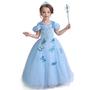Imagem de Fantasia Cinderela Infantil Luxo Disney Princesas Tamanho 4