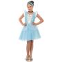 Imagem de Fantasia Cinderela Infantil Vestido Curto Original - Disney Princesas