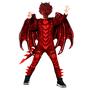 Imagem de Fantasia de dragão Morph Red Dragon para crianças e meninos de Halloween