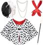 Imagem de Fantasia de Halloween Z-Shop Cruella Deville 101 Dalmation para mulheres