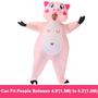 Imagem de Fantasia de porco inflável AICHLO Pig Pink Fancy Dress para mulheres