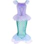 Imagem de Fantasia de Sereia Ariel para Meninas - Vestido para Festa de Halloween e Carnaval