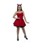 Imagem de Fantasia Diabinha Luxo Adulto Feminina Halloween com Meia