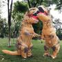Imagem de Fantasia Dinossauro Inflável Adulto Halloween Carnaval T-rex