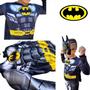 Imagem de Fantasia Do Batman Longa Com Enchimento Capa E Mascara