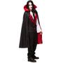 Imagem de Fantasia Drácula Vampiro Halloween Adulto Roupa e Capa Luxo