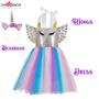 Imagem de Fantasia Dress Up America Unicorn para meninas com asas