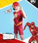 Imagem de Fantasia Flash Infantil Curta Roupa Original DC com Máscara