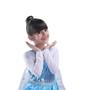 Imagem de Fantasia Frozen Vestido Infantil Princesa Elsa Com Capa