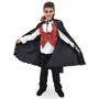 Imagem de Fantasia Halloween Infantil Drácula com Capa e Colete