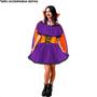 Imagem de Fantasia Halloween Vampira Dark de Luxo Com Capa Adulta Feminina