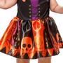 Imagem de Fantasia Halloween Vestido Bruxinha Abóbora Baby Mesversario Newborn