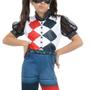 Imagem de Fantasia Infantil - Arlequina Dc Super Hero Girls - Tamanho M (6 a 8 anos) - 22067 - Sulamericana