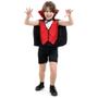Imagem de Fantasia Infantil Halloween Drácula Pop Curta com Acessórios