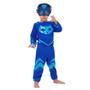 Imagem de Fantasia Infantil Menino Gato Clássica Pj Masks com Máscara