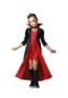 Imagem de Fantasia infantil rainha vampira bruxinha halloween festas