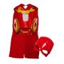 Imagem de Fantasia Infantil Super Heróis Homem De Ferro Masculina Com Máscara Vingadores Menino Toymaster