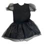 Imagem de Fantasia Infantil Wandinha Preto Glitter Tam 06 Halloween