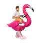 Imagem de Fantasia Inflável Flamingo Adulto + compressor Perrengue Chique
