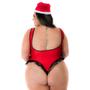 Imagem de Fantasia Mamãe Noel Body Com Gorro Lindos Detalhes