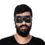 Imagem de Fantasia Máscara Preto Zorro Elástico Tam Único Adulto/Inf