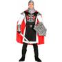 Imagem de Fantasia Masculina Adulta Medieval de Luxo Carnaval e Halloween para Homens Roupa Guerreiro Cavaleiro Nobre