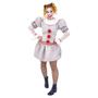 Imagem de Fantasia Palhaço It Feminino Adulto Cosplay Pennywise Halloween Circo Macabro Palhaça Assassina Halloween Noite Terror