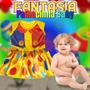 Imagem de Fantasia Para Bebê Palhacinha Vestido Colorido Para Menina Feita Em Poliéster Fantasias Super