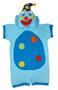 Imagem de Fantasia pijama kigurum malha  palhaço feliz azul-especiais