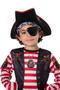 Imagem de Fantasia Pirata Infantil Longo Com Lenço, Tapa Olho e Chapeu Carnaval