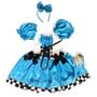 Imagem de Fantasia Princesa Maravilha Infantil Vestido com Tiara