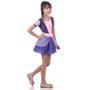 Imagem de Fantasia Rapunzel Infantil Vestido Curto Original - Disney Princesas