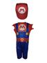 Imagem de Fantasia Roupa Infantil  Mario Com Chapéu