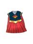 Imagem de Fantasia Roupa Infantil Super Girl Com Tiara e Bracelete