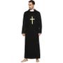 Imagem de Fantasia Roupa Padre Adulto Festa Hallowen Crucifixo-170-185