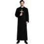 Imagem de Fantasia Roupa Padre Adulto Festa Junina Halloween  Com Crucifixo