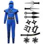 Imagem de Fantasia Spooktacular Creations Kids Halloween Ninja Blue & Bla