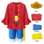 Imagem de Fantasia SPORTBANG Anime Straw Hat Luffy Cosplay para meninos 5-1