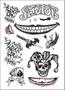 Imagem de Fantasia - Tatuagem Temporária  Joker (Tamanho Real) 2 Folhas