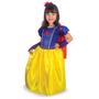 Imagem de Fantasia Vestido Branca De Neve Longo Infantil Com Luvas