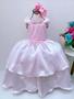 Imagem de Fantasia Vestido Luxo Infantil Princesa Bela/ Ariel C/ Tiara