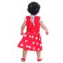 Imagem de Fantasia Vestido Minnie Disney Vermelho Com Bolinhas