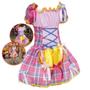 Imagem de Fantasia Vestido para Festa Junina Infantil Fashion Fitas Quadrilha