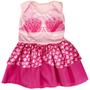 Imagem de Fantasia Vestido Rosa Sereia Pink Infantil Menina Baby Para Bebê Feita Em Poliéster Fantasias Super