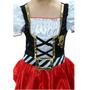 Imagem de Fantasia Wizland Pirate Buccaneer Princess Dress Dress Girl de 5 a 6 anos