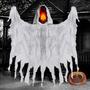 Imagem de Fantasma Pendurado Joliyoou - Decoração de Halloween com Som e Luz (55cm)