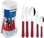 Imagem de Faqueiro Inox 20pc Leme - Vermelho - Tramontina